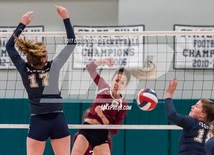 Thumbnail 2 in CCS Div4 Girls Volleyball Championship (Sacred Heart Prep vs. Notre Dame) photogallery.