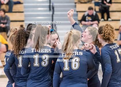 Thumbnail 3 in CCS Div4 Girls Volleyball Championship (Sacred Heart Prep vs. Notre Dame) photogallery.