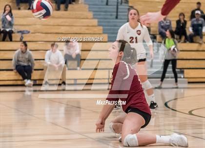 Thumbnail 3 in CCS Div4 Girls Volleyball Championship (Sacred Heart Prep vs. Notre Dame) photogallery.
