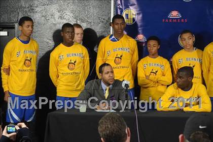 Thumbnail 3 in St. Bernard vs. St. Joseph Notre Dame (CIF State D5 Final) photogallery.