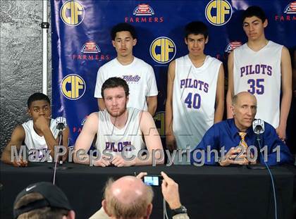 Thumbnail 1 in St. Bernard vs. St. Joseph Notre Dame (CIF State D5 Final) photogallery.