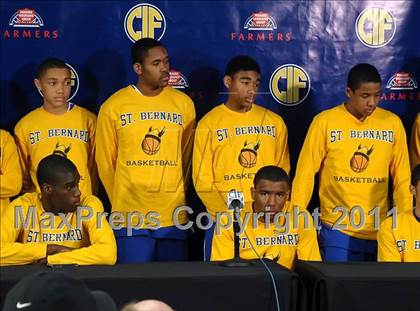 Thumbnail 1 in St. Bernard vs. St. Joseph Notre Dame (CIF State D5 Final) photogallery.