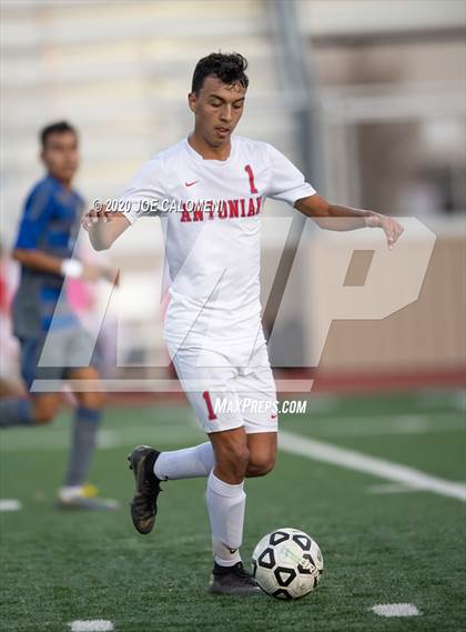 Thumbnail 1 in MacArthur [Douglas] vs Antonian Prep (NEISD Tournament) photogallery.