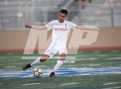 Thumbnail 2 in MacArthur [Douglas] vs Antonian Prep (NEISD Tournament) photogallery.