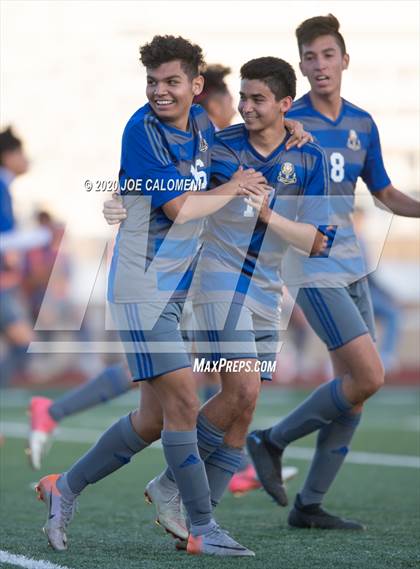 Thumbnail 2 in MacArthur [Douglas] vs Antonian Prep (NEISD Tournament) photogallery.