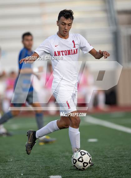 Thumbnail 3 in MacArthur [Douglas] vs Antonian Prep (NEISD Tournament) photogallery.