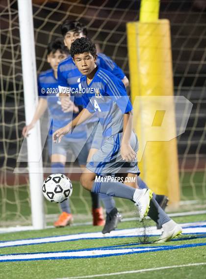 Thumbnail 2 in MacArthur [Douglas] vs Antonian Prep (NEISD Tournament) photogallery.