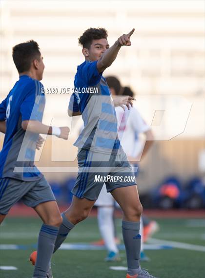 Thumbnail 1 in MacArthur [Douglas] vs Antonian Prep (NEISD Tournament) photogallery.