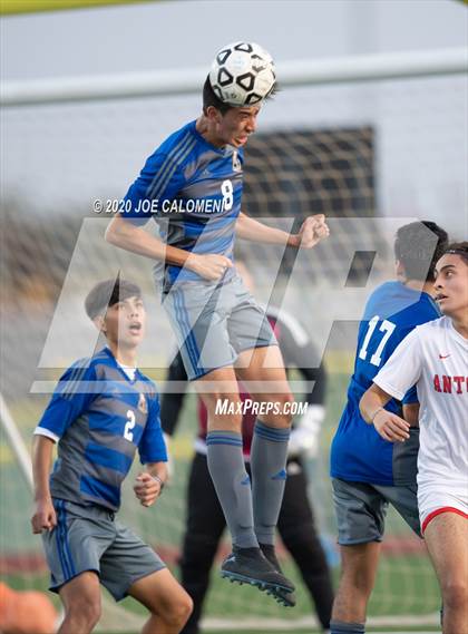 Thumbnail 2 in MacArthur [Douglas] vs Antonian Prep (NEISD Tournament) photogallery.