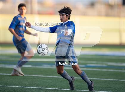Thumbnail 1 in MacArthur [Douglas] vs Antonian Prep (NEISD Tournament) photogallery.