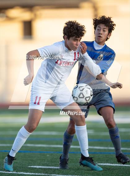 Thumbnail 2 in MacArthur [Douglas] vs Antonian Prep (NEISD Tournament) photogallery.