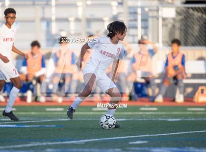 Thumbnail 1 in MacArthur [Douglas] vs Antonian Prep (NEISD Tournament) photogallery.