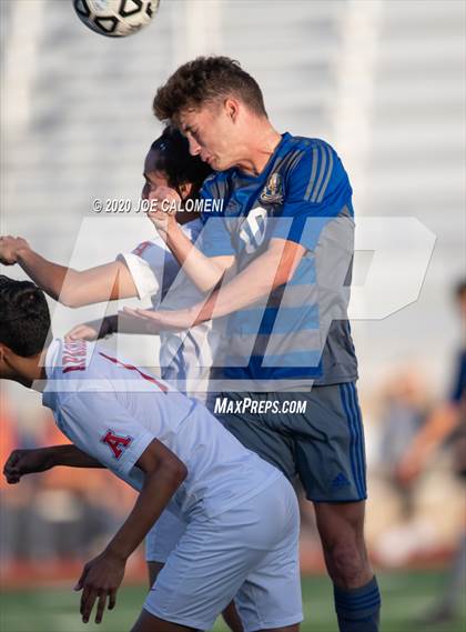 Thumbnail 2 in MacArthur [Douglas] vs Antonian Prep (NEISD Tournament) photogallery.