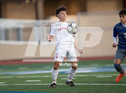 Thumbnail 2 in MacArthur [Douglas] vs Antonian Prep (NEISD Tournament) photogallery.