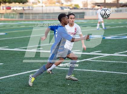 Thumbnail 1 in MacArthur [Douglas] vs Antonian Prep (NEISD Tournament) photogallery.