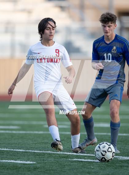 Thumbnail 3 in MacArthur [Douglas] vs Antonian Prep (NEISD Tournament) photogallery.