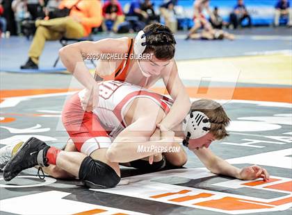 Thumbnail 2 in NYSPHSAA Division 2 State Championships (Quarters & Wrestlebacks 110 to 124) photogallery.