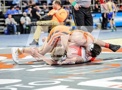 Thumbnail 1 in NYSPHSAA Division 2 State Championships (Quarters & Wrestlebacks 110 to 124) photogallery.