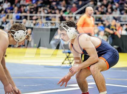 Thumbnail 2 in NYSPHSAA Division 2 State Championships (Quarters & Wrestlebacks 110 to 124) photogallery.