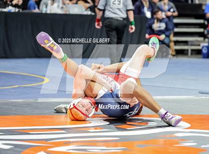 Thumbnail 3 in NYSPHSAA Division 2 State Championships (Quarters & Wrestlebacks 110 to 124) photogallery.