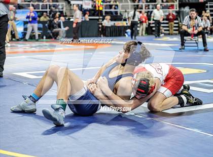 Thumbnail 1 in NYSPHSAA Division 2 State Championships (Quarters & Wrestlebacks 110 to 124) photogallery.