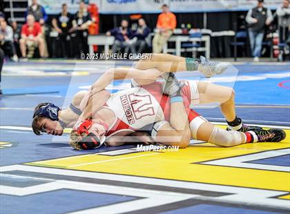 Thumbnail 1 in NYSPHSAA Division 2 State Championships (Quarters & Wrestlebacks 110 to 124) photogallery.