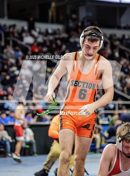 Thumbnail 2 in NYSPHSAA Division 2 State Championships (Quarters & Wrestlebacks 110 to 124) photogallery.