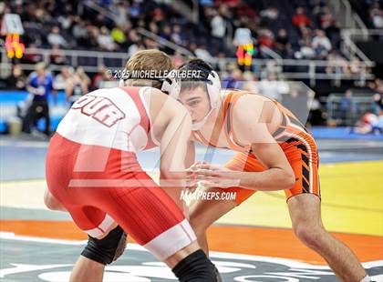 Thumbnail 3 in NYSPHSAA Division 2 State Championships (Quarters & Wrestlebacks 110 to 124) photogallery.