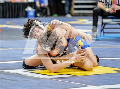 Thumbnail 2 in NYSPHSAA Division 2 State Championships (Quarters & Wrestlebacks 110 to 124) photogallery.