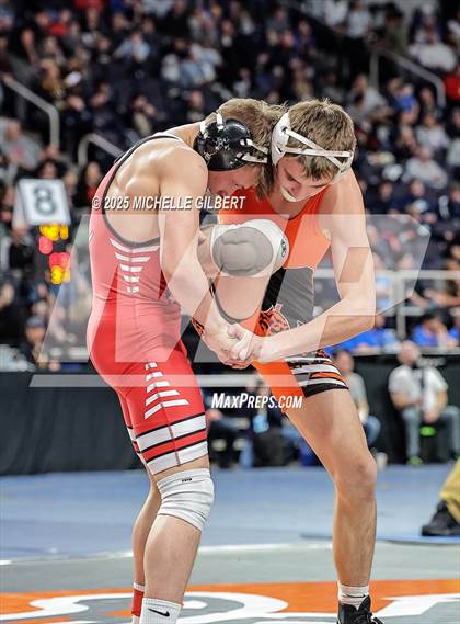 Thumbnail 2 in NYSPHSAA Division 2 State Championships (Quarters & Wrestlebacks 110 to 124) photogallery.