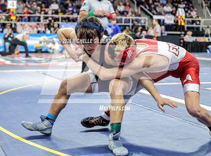 Thumbnail 3 in NYSPHSAA Division 2 State Championships (Quarters & Wrestlebacks 110 to 124) photogallery.