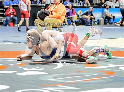Thumbnail 2 in NYSPHSAA Division 2 State Championships (Quarters & Wrestlebacks 110 to 124) photogallery.