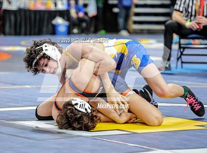Thumbnail 3 in NYSPHSAA Division 2 State Championships (Quarters & Wrestlebacks 110 to 124) photogallery.