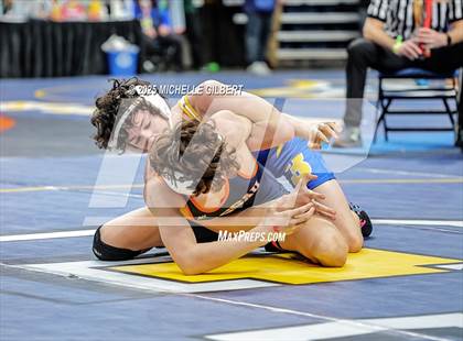 Thumbnail 1 in NYSPHSAA Division 2 State Championships (Quarters & Wrestlebacks 110 to 124) photogallery.
