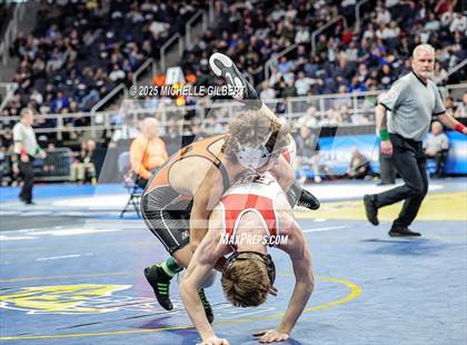 Thumbnail 3 in NYSPHSAA Division 2 State Championships (Quarters & Wrestlebacks 110 to 124) photogallery.