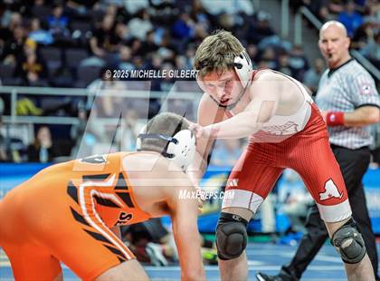 Thumbnail 1 in NYSPHSAA Division 2 State Championships (Quarters & Wrestlebacks 110 to 124) photogallery.