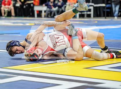 Thumbnail 3 in NYSPHSAA Division 2 State Championships (Quarters & Wrestlebacks 110 to 124) photogallery.