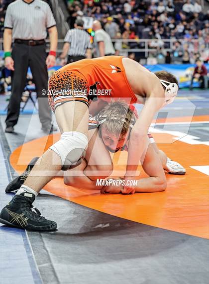 Thumbnail 3 in NYSPHSAA Division 2 State Championships (Quarters & Wrestlebacks 110 to 124) photogallery.