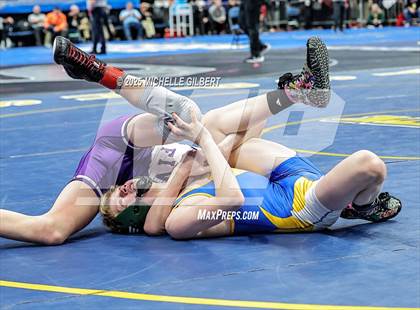 Thumbnail 2 in NYSPHSAA Division 2 State Championships (Quarters & Wrestlebacks 110 to 124) photogallery.
