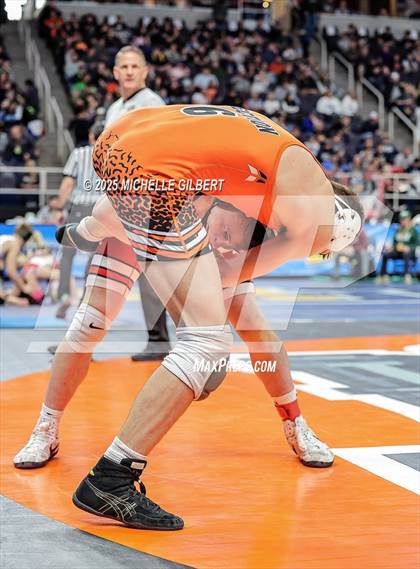Thumbnail 2 in NYSPHSAA Division 2 State Championships (Quarters & Wrestlebacks 110 to 124) photogallery.