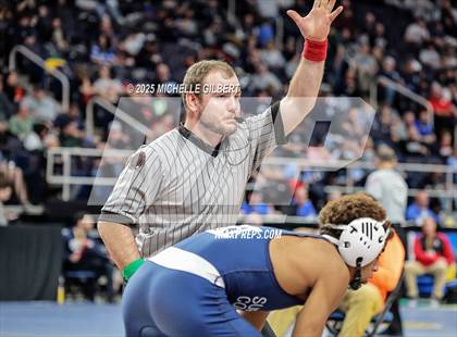 Thumbnail 2 in NYSPHSAA Division 2 State Championships (Quarters & Wrestlebacks 110 to 124) photogallery.