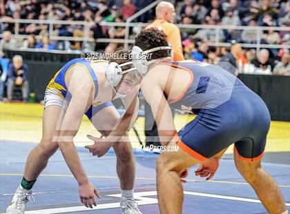 Thumbnail 1 in NYSPHSAA Division 2 State Championships (Quarters & Wrestlebacks 110 to 124) photogallery.