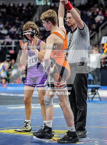 Thumbnail 1 in NYSPHSAA Division 2 State Championships (Quarters & Wrestlebacks 110 to 124) photogallery.