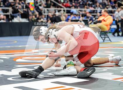 Thumbnail 3 in NYSPHSAA Division 2 State Championships (Quarters & Wrestlebacks 110 to 124) photogallery.