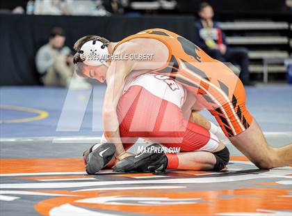 Thumbnail 3 in NYSPHSAA Division 2 State Championships (Quarters & Wrestlebacks 110 to 124) photogallery.