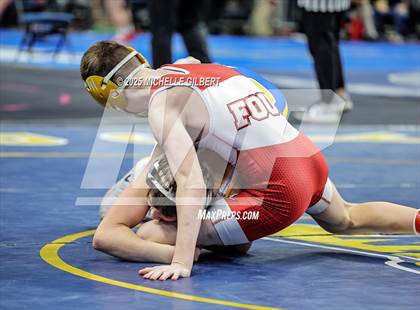 Thumbnail 3 in NYSPHSAA Division 2 State Championships (Quarters & Wrestlebacks 110 to 124) photogallery.