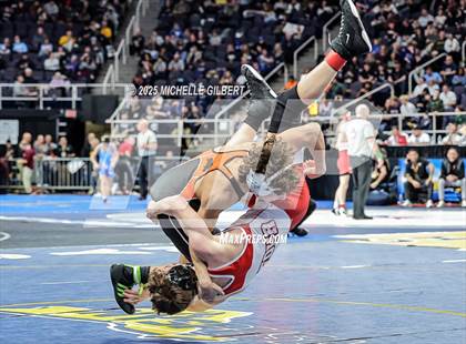 Thumbnail 3 in NYSPHSAA Division 2 State Championships (Quarters & Wrestlebacks 110 to 124) photogallery.