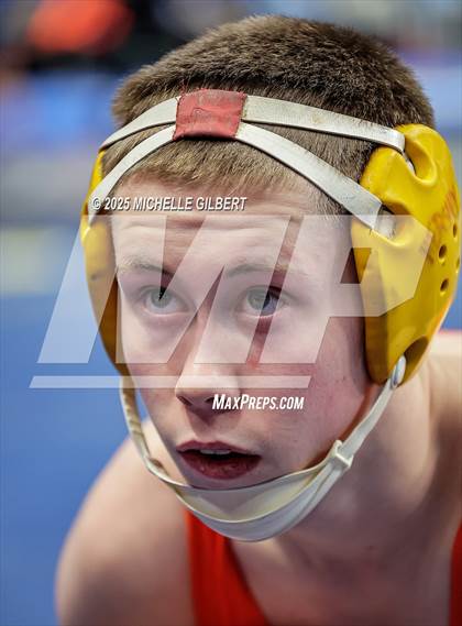 Thumbnail 3 in NYSPHSAA Division 2 State Championships (Quarters & Wrestlebacks 110 to 124) photogallery.