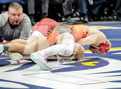 Thumbnail 2 in NYSPHSAA Division 2 State Championships (Quarters & Wrestlebacks 110 to 124) photogallery.