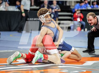 Thumbnail 1 in NYSPHSAA Division 2 State Championships (Quarters & Wrestlebacks 110 to 124) photogallery.